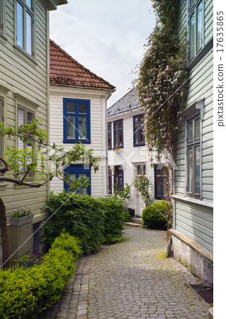 little street in Bergen 17635865