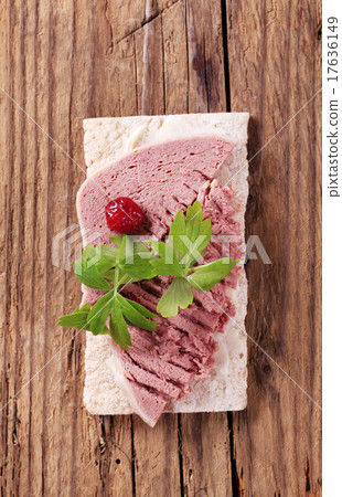Crispbread and pate 17636149