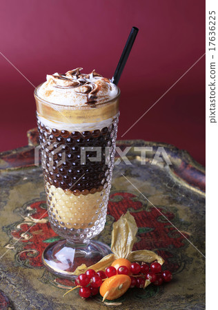 Liqueur coffee with whipped cream Liqueur coffee with whipped cream 17636225
