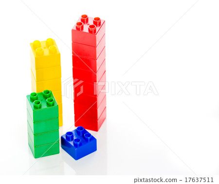 Colorful plastic bricks Colorful plastic bricks 17637511