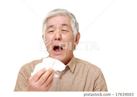 Elderly people who sneeze Elderly people who sneeze 17639083