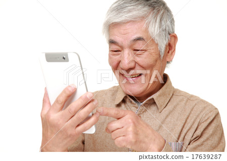Elderly people using tablets Elderly people using tablets 17639287