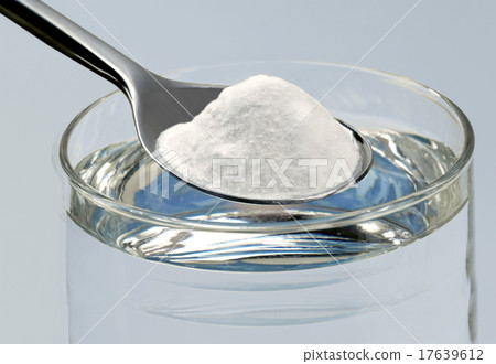 Spoon of baking soda 17639612