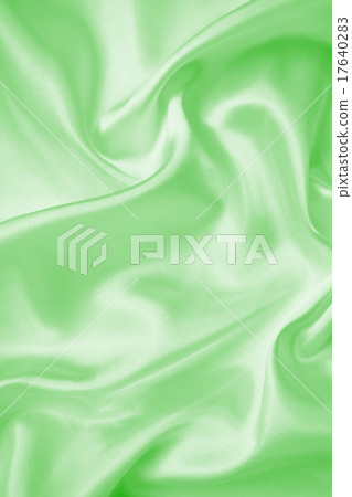 Smooth elegant green silk or satin texture  17640283