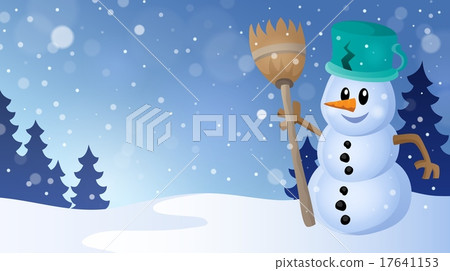 Winter snowman topic image 4 17641153