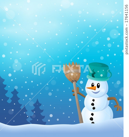 Winter snowman topic image 7 17641156
