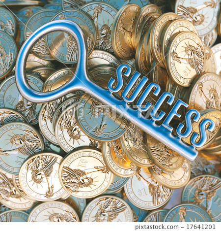 Key to success in business dollar version  17641201