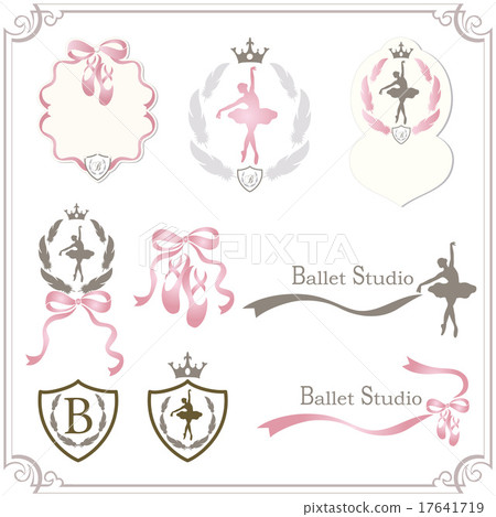 ballerina, (female) ballet dancer, vector 17641719