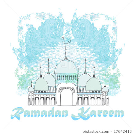 Vector Illustration of Mosque 17642413