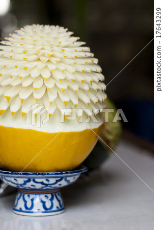 Canary Melon Carving Art 17643299