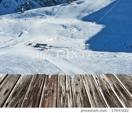 Mountains with snow in winter Mountains with snow in winter 17643882