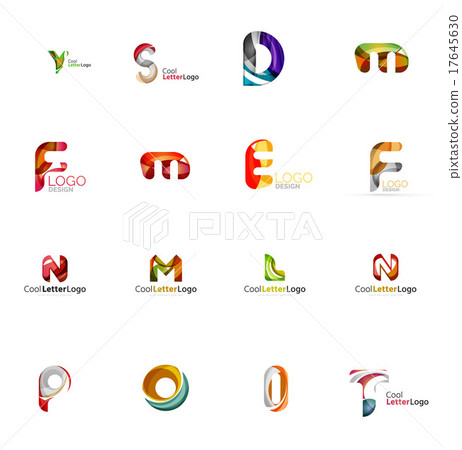 Set Of Universal Company Logo Ideas Business Icon Stock Illustration