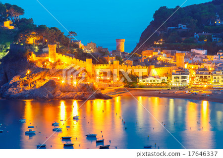 Tossa de Mar on the Costa Brava, Catalunya, Spain 17646337