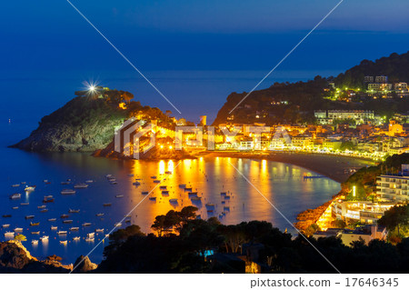 Tossa de Mar on the Costa Brava, Catalunya, Spain 17646345