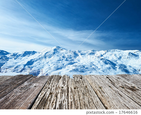 Mountains with snow in winter Mountains with snow in winter 17646616
