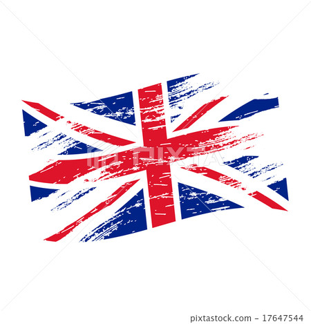 color united kingdom national flag grunge style 17647544