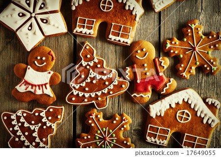 Christmas homemade gingerbread cookies 17649055