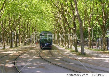 Kincaunsplatz and tram Bordeaux France 17649329