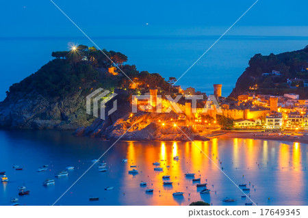 Tossa de Mar on the Costa Brava, Catalunya, Spain 17649345