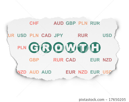 Business concept: Growth on Torn Paper background 17650205