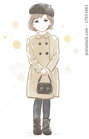 Fashionable girl 17651661