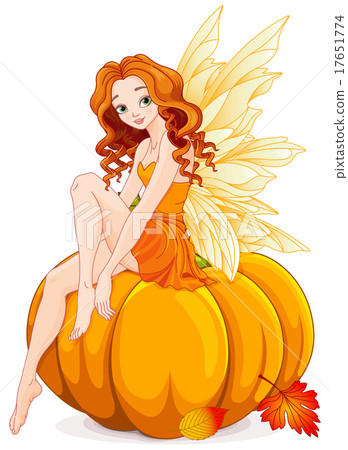 Image of Pumpkin and fairy free image