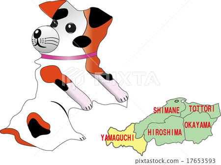Map animal Yamaguchi dog Map animal Yamaguchi dog 17653593