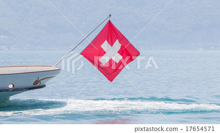 Ship with Swiss flag 17654571