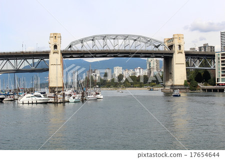 Canadian port town Vancouver waterfront Granville Island 17654644