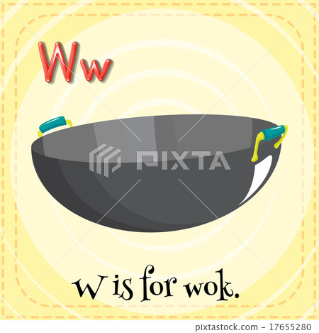 Alphabet W is for wok 17655280