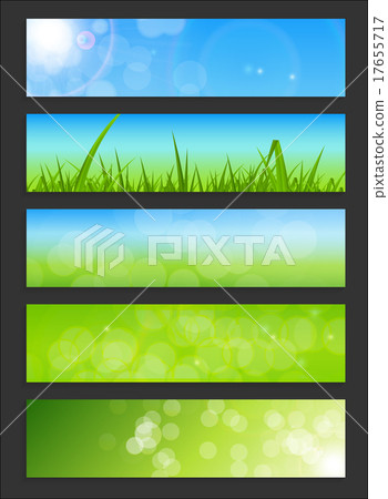 Natural Sunny Backgroundc Banner Vector 17655717