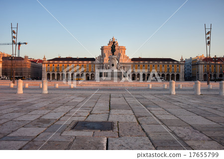Praca do Comercio at Sunrise in Lisbon 17655799