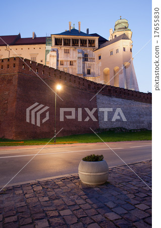 Wawel Castle at Dusk in Krakow 17655830