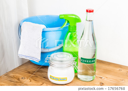 Baking soda with vinegar, for house cleaning 17656768