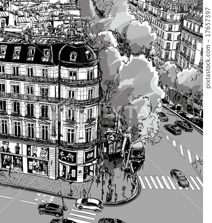 View towards La Madeleine in Paris 17657397