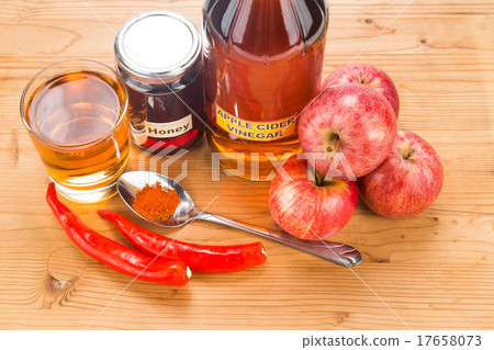 Apple cider vinegar with honey and cayenne pepper Apple cider vinegar with honey and cayenne pepper 17658073
