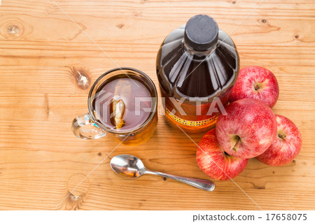 Apple cider vinegar with brewed tea Apple cider vinegar with brewed tea 17658075