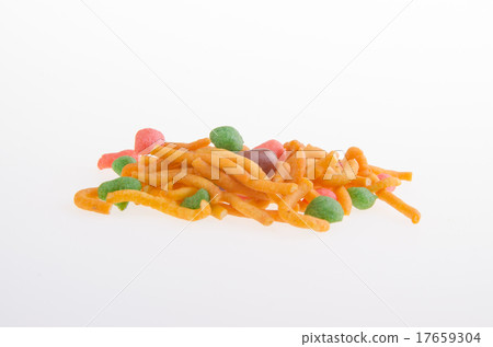 murukku or traditional indian snack on background. murukku or traditional indian snack on background. 17659304