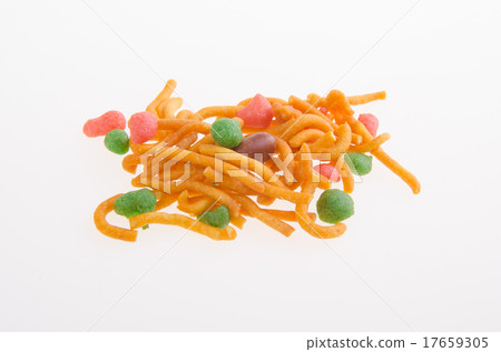 murukku or traditional indian snack on background. murukku or traditional indian snack on background. 17659305