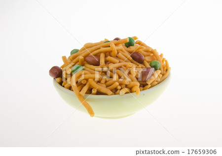 murukku or traditional indian snack on background. murukku or traditional indian snack on background. 17659306