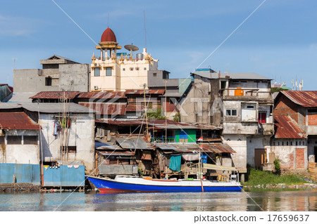 Straw poor houses by the river Straw poor houses by the river 17659637