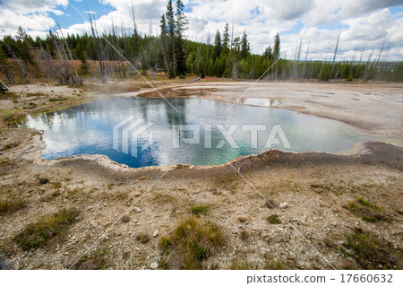 West Thumb Geyser Basin. Yellowstone National Park 17660632