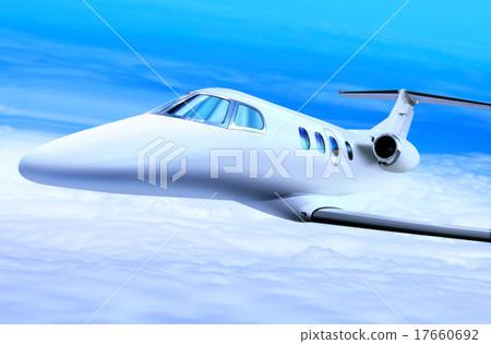 private white jet 17660692