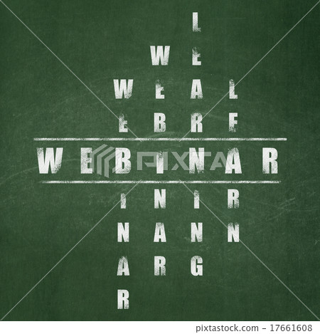 Learning concept: Webinar in Crossword Puzzle 17661608