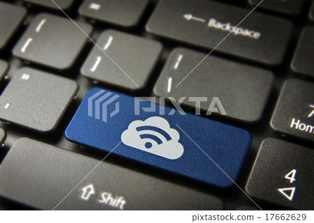 Blue cloud rss computer keyboard internet business Blue cloud rss computer keyboard internet business 17662629