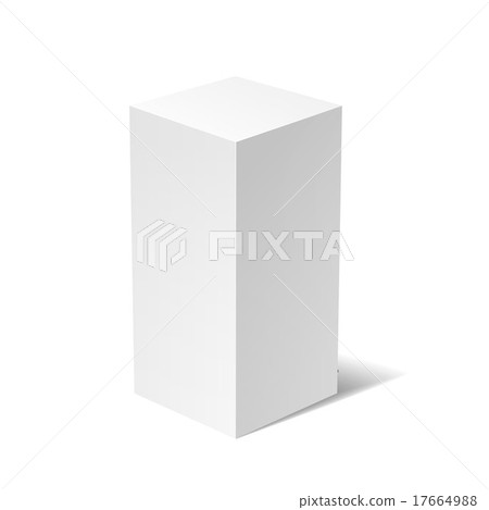 White box isolated  17664988