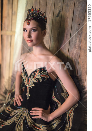 Ballerina standing backstage before going on stage 17665330
