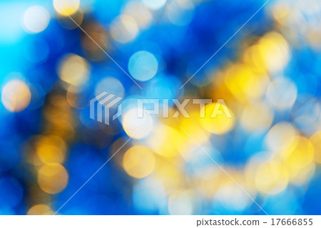 Blue Yellow White bokeh Blue Yellow White bokeh 17666855