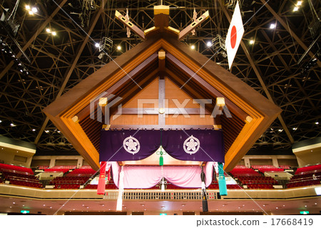 相撲摔跤屋頂 17668419