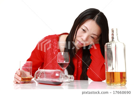 A woman in drunkenness A woman in drunkenness 17668690
